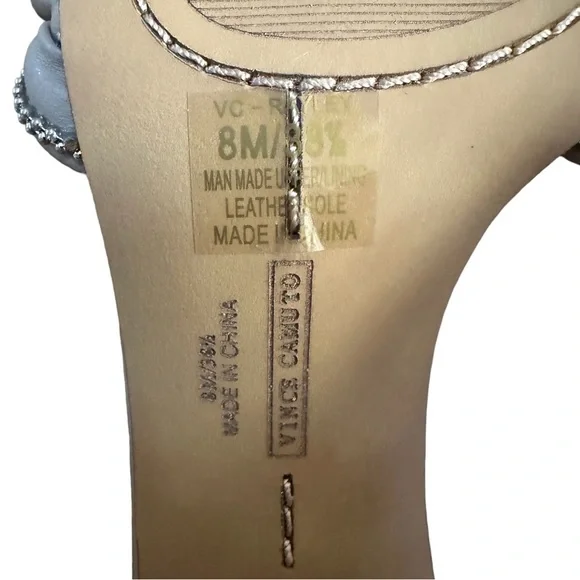 VINCE Camuto Rayley Sandal, Color: Taupe/Stone, size 8M - Picture 5 of 12